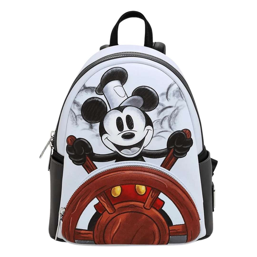 Cheapest β¨ Mickey Mouse Loungefly Steamboat Willie π Backpack Bags π€© 1 Mickey Mouse Loungefly Steamboat Willie Backpack Bags