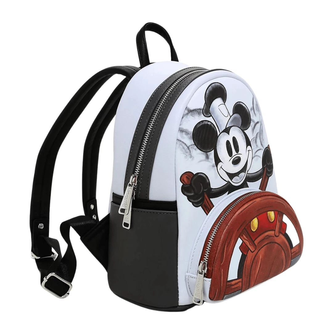 Cheapest β¨ Mickey Mouse Loungefly Steamboat Willie π Backpack Bags π€© 2 Mickey Mouse Loungefly Steamboat Willie Backpack Bags