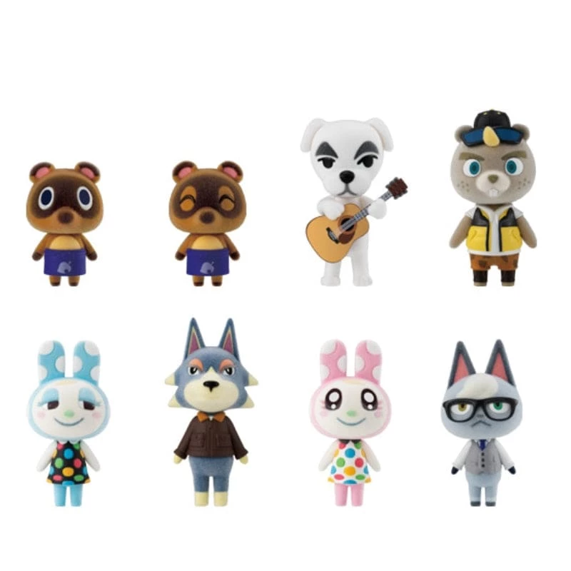 Hot Sale π― Official Nintendo Animal Crossing New Horizons 8 Piece Flocked Dolls Mini Figure Collection Wave 2 β¨ 2 Official Nintendo Animal Crossing New Horizons 8 Piece Flocked Dolls Mini Figure Collection Wave 2