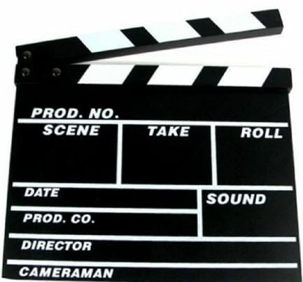 New 👏 Props Horror Director Clapperboard - Large ✔️ 1 Props Horror Director Clapperboard - Large