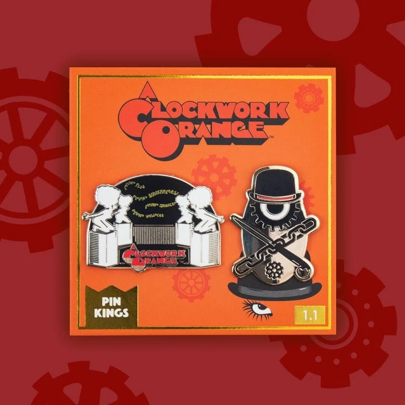 Brand new β¨ Pin Kings A Clockwork Orange Enamel Pin Badge Set 1.1 β Milk Bar & Icon π 1 Pin Kings A Clockwork Orange Enamel Pin Badge Set 1.1 β Milk Bar & Icon