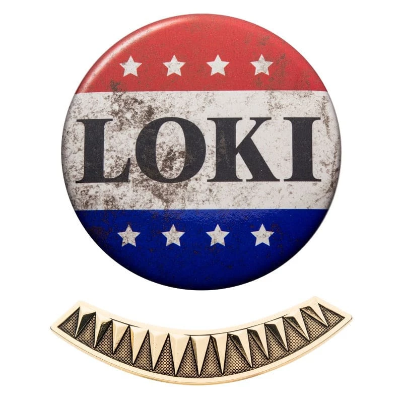 Coupon ⭐ Official Marvel Loki Pin And Tie Pin Set ⭐ 2 Official Marvel Loki Pin And Tie Pin Set