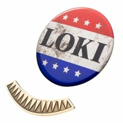 Coupon ⭐ Official Marvel Loki Pin And Tie Pin Set ⭐ 8 Official Marvel Loki Pin And Tie Pin Set
