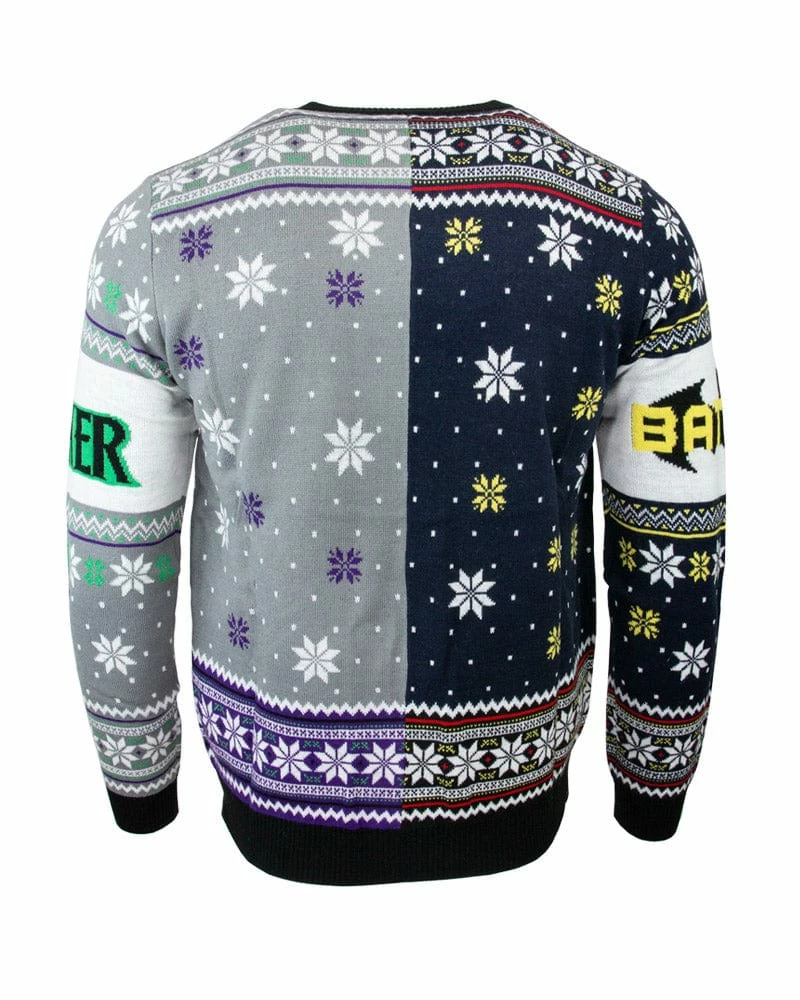 Top 10 π DC π Christmas Jumper Official Batman Vs Joker π Christmas Jumper / Ugly Sweater π 2 DC Christmas Jumper Official Batman Vs Joker Christmas Jumper / Ugly Sweater