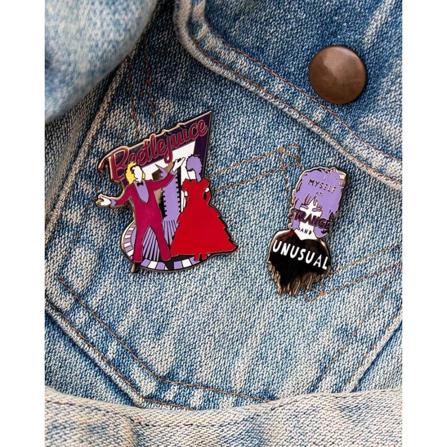 Discount π Pin Kings Beetlejuice Enamel Pin Badge Set 1.1 Accessories π 2 Pin Kings Beetlejuice Enamel Pin Badge Set 1.1 Accessories