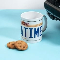 Official Back To The Future OUTATIME Licence Plate Mug