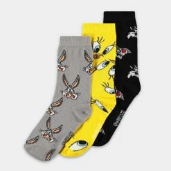 Apparel Official Warner Looney Tunes Crew Socks (3 Pairs)