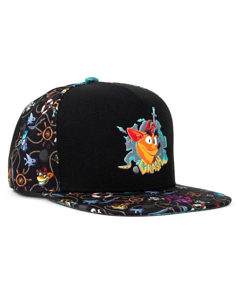 Discount β Official Crash Bandicoot Premium Pattern Snapback π 4 Official Crash Bandicoot Premium Pattern Snapback