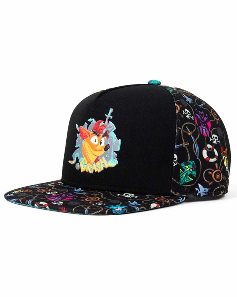 Discount β Official Crash Bandicoot Premium Pattern Snapback π 1 Official Crash Bandicoot Premium Pattern Snapback