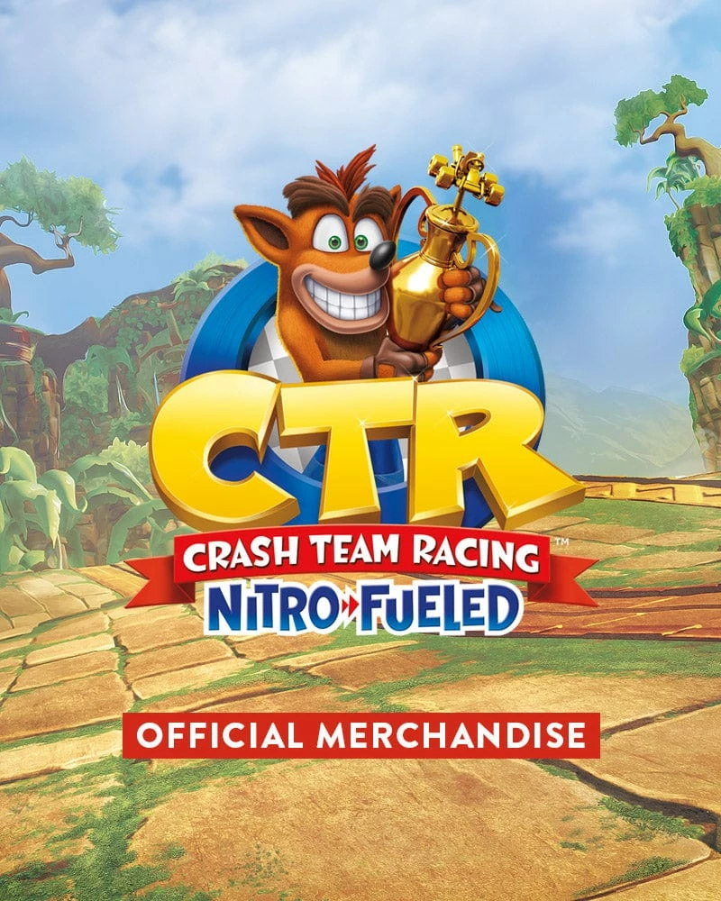 Outlet 🥰 Official Crash Team Racing Nitro-Fueled Racing-inspired Snapback Crash Bandicoot ⭐ 5 Official Crash Team Racing Nitro-Fueled Racing-inspired Snapback Crash Bandicoot