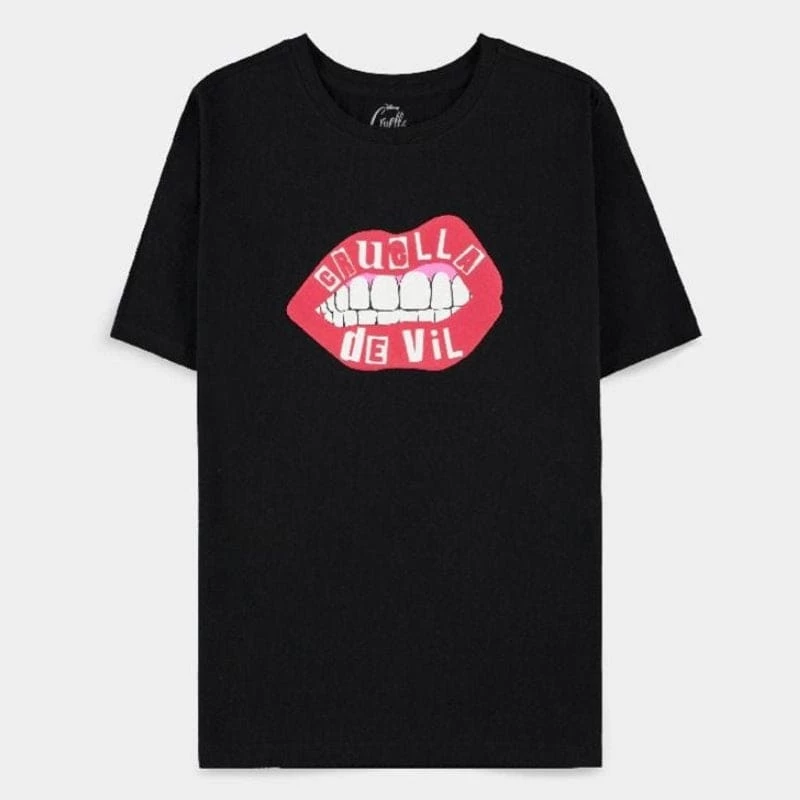 Buy π₯° Apparel Official Disney Cruella Lips π© Women's T-Shirts π 1 Apparel Official Disney Cruella Lips Women's T-Shirts