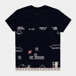 Apparel Official Nintendo 8Bit Super Mario Bros. Level Unisex T-Shirts