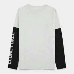 Apparel Official Star Wars The Bad Batch Hunter Kids Double Sleeved T-Shirts