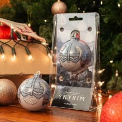 Bethesda Christmas Decoration Bauble Heads Skyrim โDovahkiinโ Christmas Decoration / Ornament