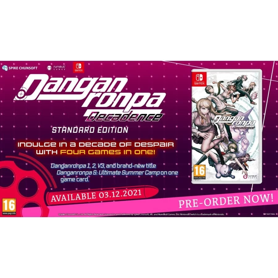 Hot Sale π₯° Games Danganronpa Decadence (Nintendo Switch) π₯° 2 Games Danganronpa Decadence (Nintendo Switch)