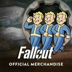 Official Fallout Vault Boy Energy Weapon Keyring / Keychain