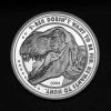 Jurassic Park Collectable Coin 25th Anniversary T-Rex Silver Edition