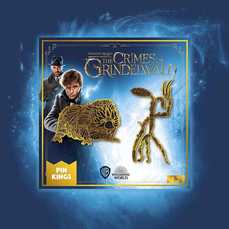 Best Sale ⌛ Pin Kings Harry Potter Fantastic Beasts Enamel Pin Badge Set 1.2 – Baby Niffler & Bowtruckle ✔️ 1 Pin Kings Harry Potter Fantastic Beasts Enamel Pin Badge Set 1.2 – Baby Niffler & Bowtruckle