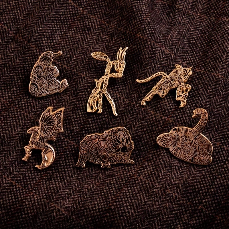 Best Sale ⌛ Pin Kings Harry Potter Fantastic Beasts Enamel Pin Badge Set 1.2 – Baby Niffler & Bowtruckle ✔️ 4 Pin Kings Harry Potter Fantastic Beasts Enamel Pin Badge Set 1.2 – Baby Niffler & Bowtruckle