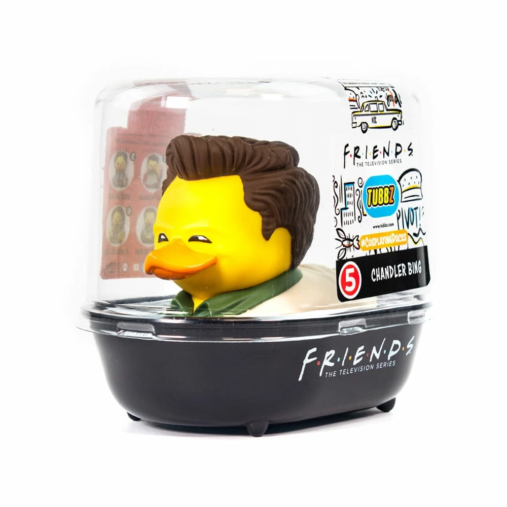 Hot Sale ⭐ Friends Chandler Bing TUBBZ Collectible Duck ✔️ 2 Friends Chandler Bing TUBBZ Collectible Duck