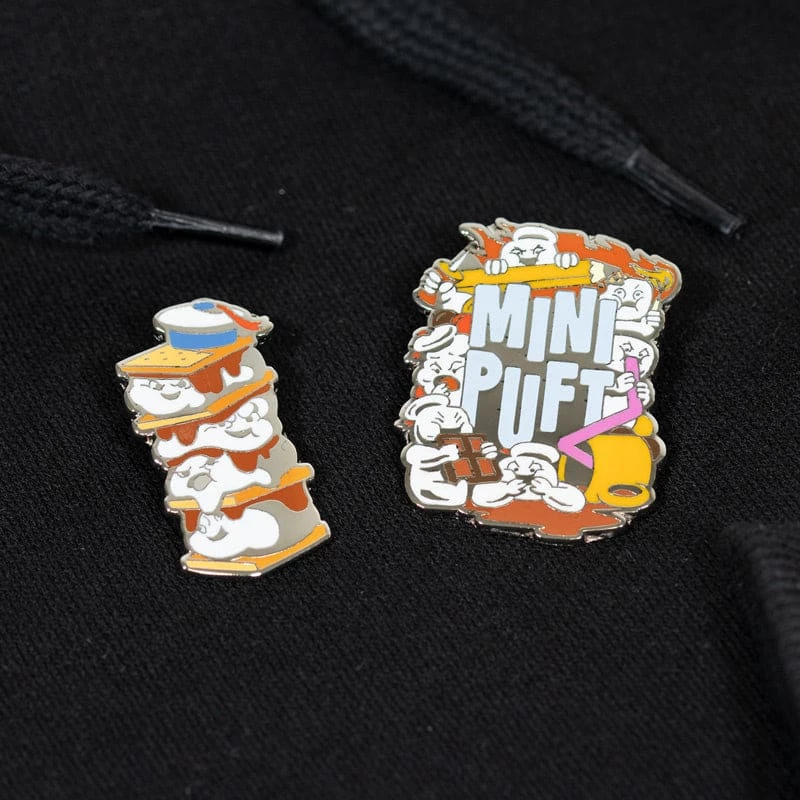Cheap ✔️ Ghostbusters Afterlife Accessories Pin Kings Ghostbusters Enamel Pin Badge Set 2.1 – Stay Puft S’mores & Mini Puft ⌛ 2 Ghostbusters Afterlife Accessories Pin Kings Ghostbusters Enamel Pin Badge Set 2.1 – Stay Puft S’mores & Mini Puft