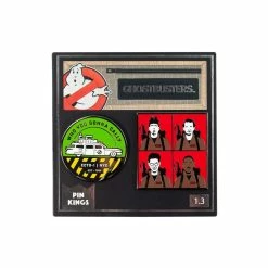 Pin Kings Ghostbusters Enamel Pin Badge Set 1.3 - Who You Gonna Call ? & Characters