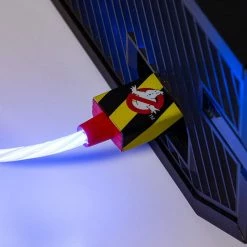 Gaming Accessories Official Ghostbusters LED Micro USB Cable & Thumb Grips (PS4 And Xbox One)