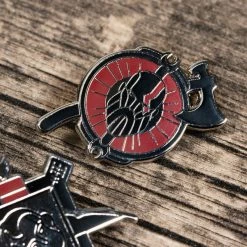 Best Pirce π Pin Kings God Of War Enamel Pin Badge Set Accessories π 5 Pin Kings God Of War Enamel Pin Badge Set Accessories