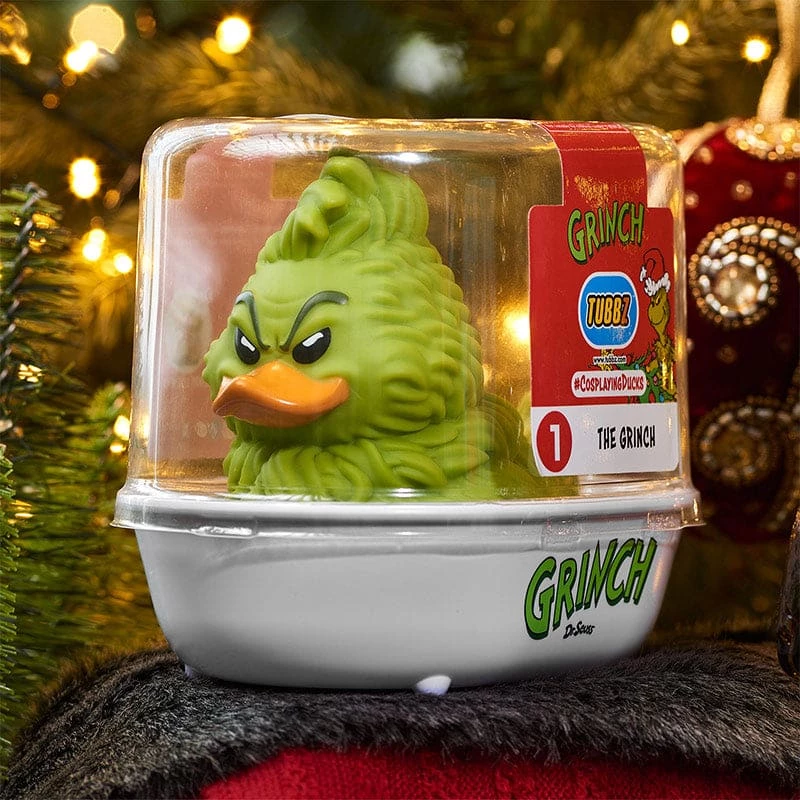 Deals ❤️ Dr. Seuss The Grinch TUBBZ Cosplaying Duck Collectible 🧨 2 Dr. Seuss The Grinch TUBBZ Cosplaying Duck Collectible