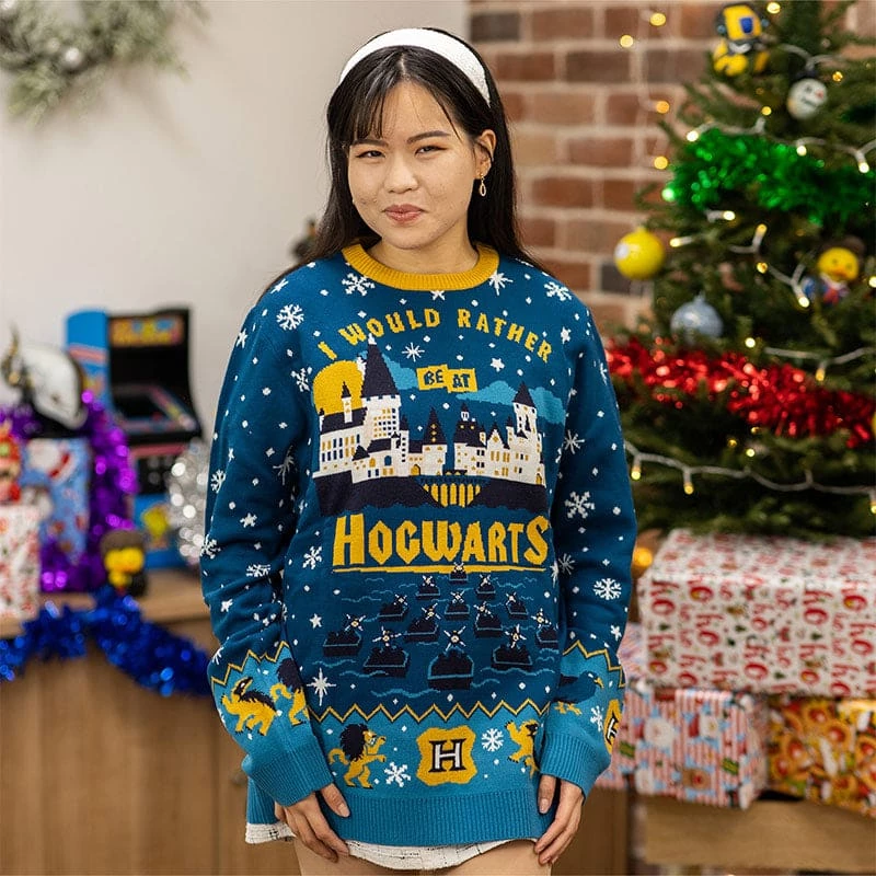 New β€οΈ Official Harry Potter π Christmas Jumper / Ugly Sweater π₯ 4 Official Harry Potter Christmas Jumper / Ugly Sweater