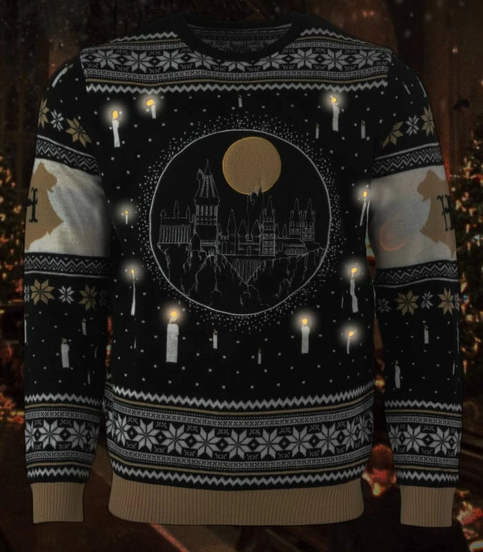 Coupon π₯° Harry Potter β Christmas Jumper Official Harry Potter Hogwarts Castle Candles LED β Christmas Jumper / Ugly Sweater π 5 Harry Potter Christmas Jumper Official Harry Potter Hogwarts Castle Candles LED Christmas Jumper / Ugly Sweater