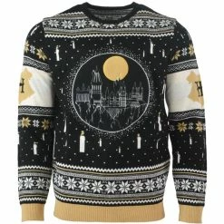 Coupon π₯° Harry Potter β Christmas Jumper Official Harry Potter Hogwarts Castle Candles LED β Christmas Jumper / Ugly Sweater π 17 Harry Potter Christmas Jumper Official Harry Potter Hogwarts Castle Candles LED Christmas Jumper / Ugly Sweater