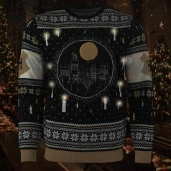 Coupon π₯° Harry Potter β Christmas Jumper Official Harry Potter Hogwarts Castle Candles LED β Christmas Jumper / Ugly Sweater π 18 Harry Potter Christmas Jumper Official Harry Potter Hogwarts Castle Candles LED Christmas Jumper / Ugly Sweater