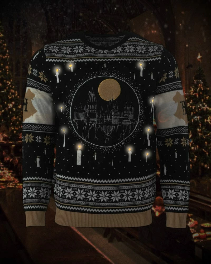 Coupon π₯° Harry Potter β Christmas Jumper Official Harry Potter Hogwarts Castle Candles LED β Christmas Jumper / Ugly Sweater π 9 Harry Potter Christmas Jumper Official Harry Potter Hogwarts Castle Candles LED Christmas Jumper / Ugly Sweater