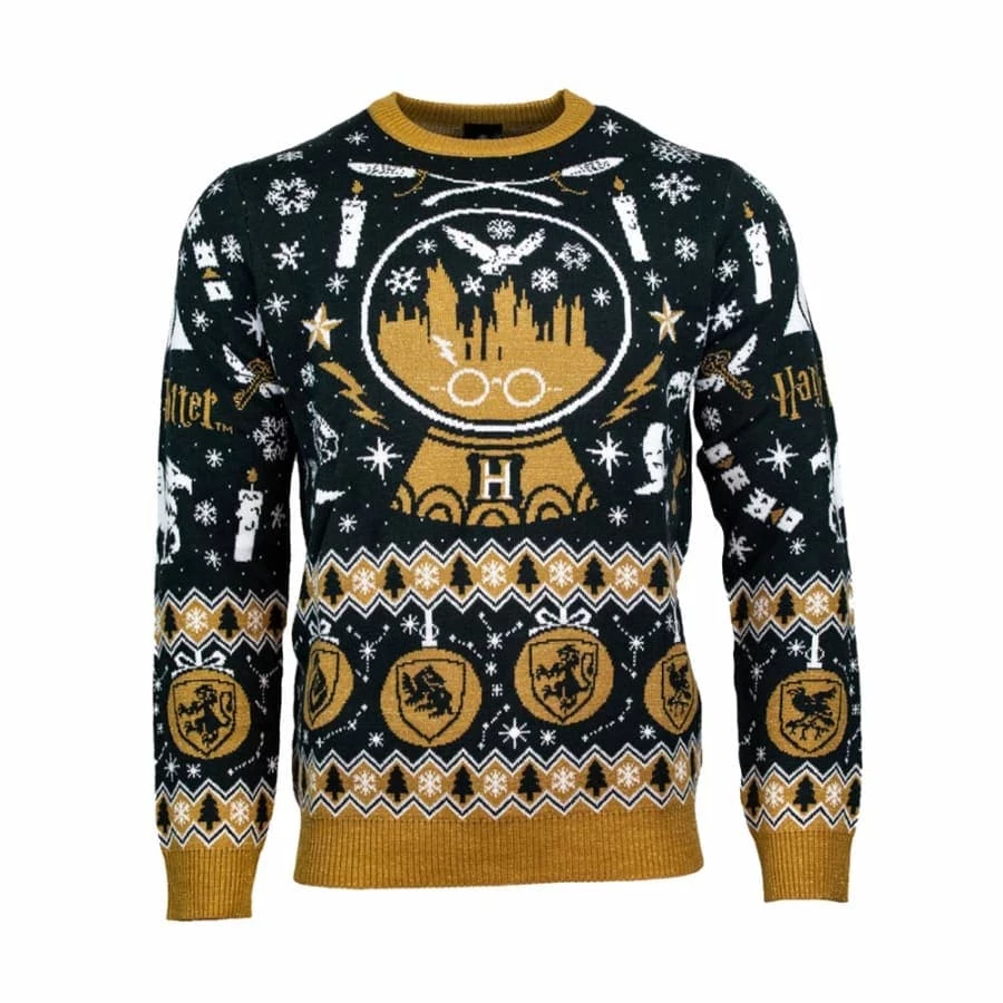 Hot Sale ✔️ Harry Potter 🎄 Christmas Jumper Official Harry Potter ‘Snow Globe 🎄 Christmas’ 🎄 Christmas Jumper / Ugly Sweater 🎉 1 Harry Potter Christmas Jumper Official Harry Potter ‘Snow Globe Christmas’ Christmas Jumper / Ugly Sweater