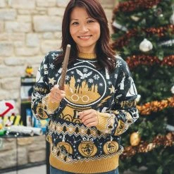 Hot Sale ✔️ Harry Potter 🎄 Christmas Jumper Official Harry Potter ‘Snow Globe 🎄 Christmas’ 🎄 Christmas Jumper / Ugly Sweater 🎉 9 Harry Potter Christmas Jumper Official Harry Potter ‘Snow Globe Christmas’ Christmas Jumper / Ugly Sweater