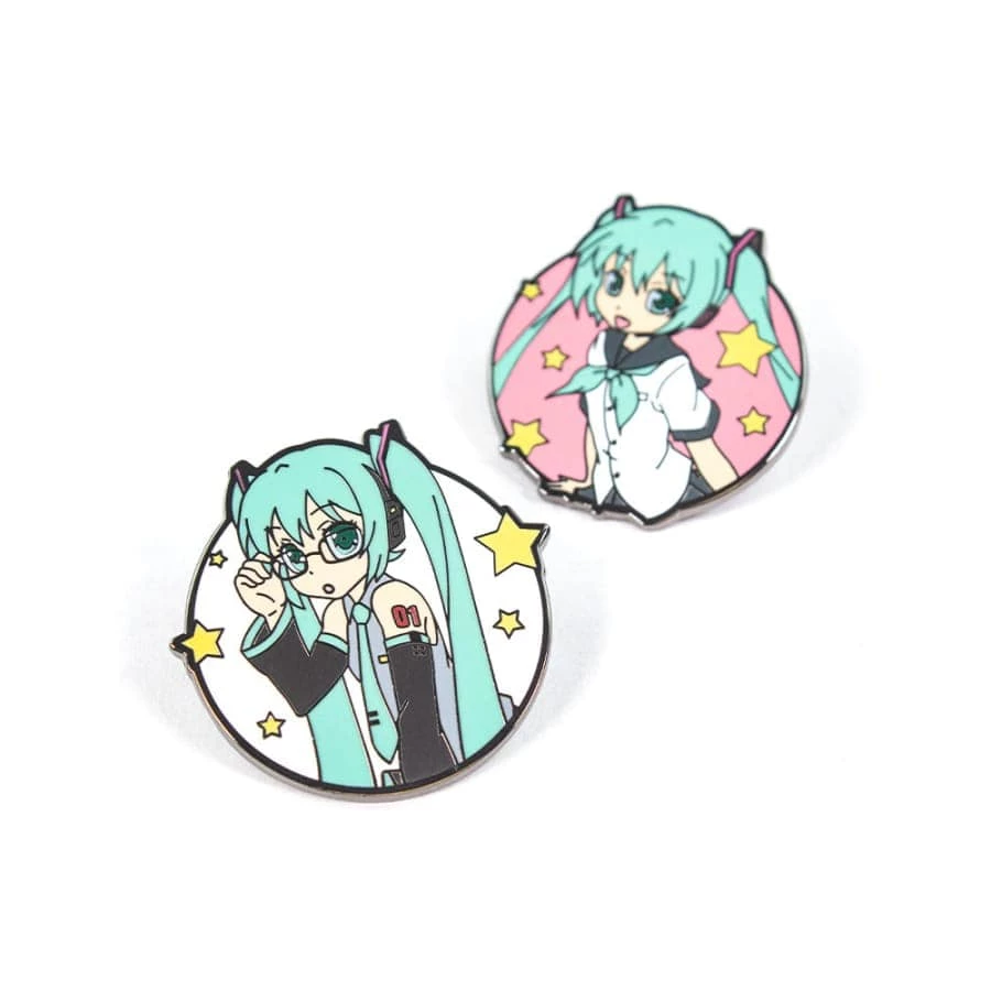 Best Pirce ⭐ Accessories Pin Kings Hatsune Miku Enamel Pin Badge Set 1.3 ✔️ 4 Accessories Pin Kings Hatsune Miku Enamel Pin Badge Set 1.3