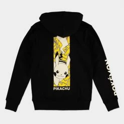 Official Pokemon Attacking Pika! Unisex Zipper Hoodie Apparel