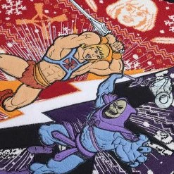 Masters Of The Universe Official He-Man Vs. Skeletor Christmas Jumper / Ugly Sweater