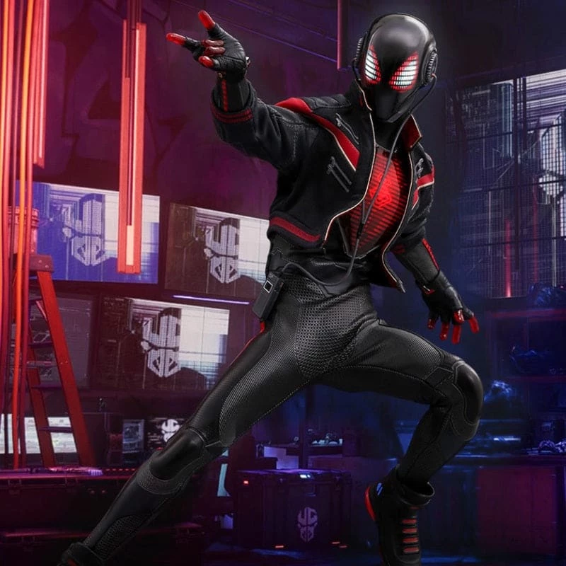 Outlet π Official Hot Toys Marvel Spider-Man Miles Morales 2020 Suit 1:6 Scale Figure π€© 1 Official Hot Toys Marvel Spider-Man Miles Morales 2020 Suit 1:6 Scale Figure