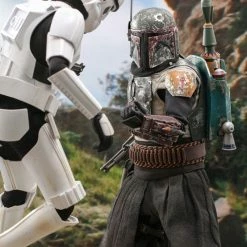 Official Hot Toys Star Wars The Mandalorian Boba Fett 1:6 Scale Figure