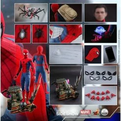 Avengers Official Hot Toys Marvel Spider-Man Homecoming 1:4 Scale Figure