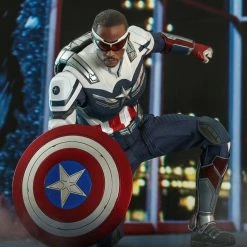 Avengers Official Hot Toys The Falcon And The Winter Soldier Captain America 1:6 Scale Figure