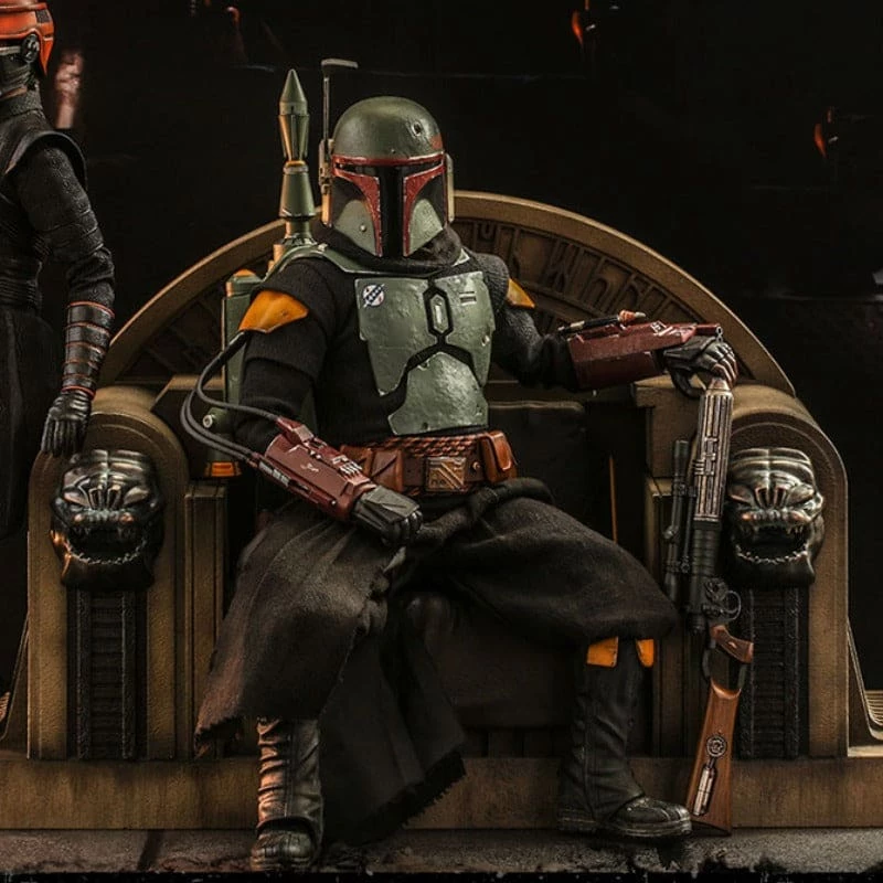 Wholesale 🥰 The Mandalorian Official Hot Toys Star Wars Boba Fett (Repaint Armour) And Throne 1:6 Scale Figure 🧨 2 The Mandalorian Official Hot Toys Star Wars Boba Fett (Repaint Armour) And Throne 1:6 Scale Figure