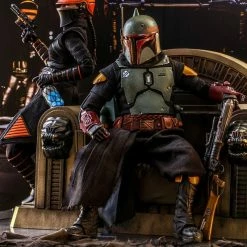 Wholesale 🥰 The Mandalorian Official Hot Toys Star Wars Boba Fett (Repaint Armour) And Throne 1:6 Scale Figure 🧨 18 The Mandalorian Official Hot Toys Star Wars Boba Fett (Repaint Armour) And Throne 1:6 Scale Figure
