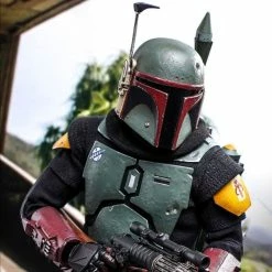 Wholesale 🥰 The Mandalorian Official Hot Toys Star Wars Boba Fett (Repaint Armour) And Throne 1:6 Scale Figure 🧨 21 The Mandalorian Official Hot Toys Star Wars Boba Fett (Repaint Armour) And Throne 1:6 Scale Figure