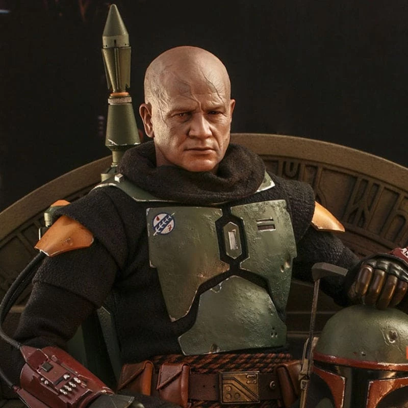 Wholesale 🥰 The Mandalorian Official Hot Toys Star Wars Boba Fett (Repaint Armour) And Throne 1:6 Scale Figure 🧨 9 The Mandalorian Official Hot Toys Star Wars Boba Fett (Repaint Armour) And Throne 1:6 Scale Figure