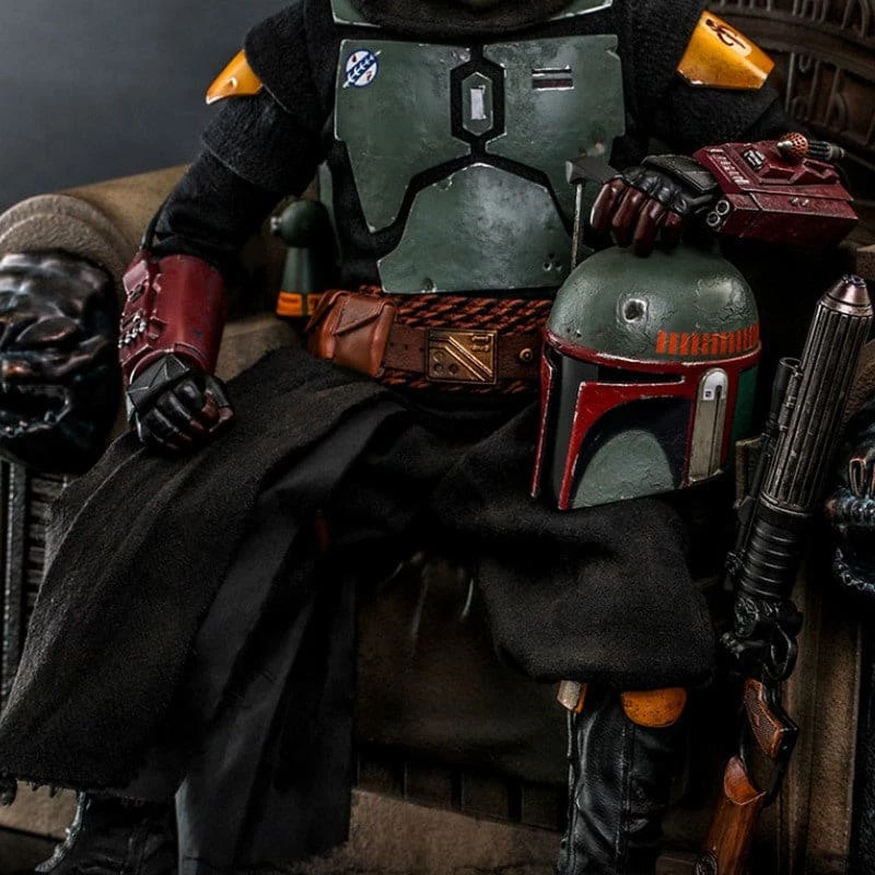 Wholesale 🥰 The Mandalorian Official Hot Toys Star Wars Boba Fett (Repaint Armour) And Throne 1:6 Scale Figure 🧨 12 The Mandalorian Official Hot Toys Star Wars Boba Fett (Repaint Armour) And Throne 1:6 Scale Figure