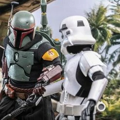Wholesale 🥰 The Mandalorian Official Hot Toys Star Wars Boba Fett (Repaint Armour) And Throne 1:6 Scale Figure 🧨 29 The Mandalorian Official Hot Toys Star Wars Boba Fett (Repaint Armour) And Throne 1:6 Scale Figure