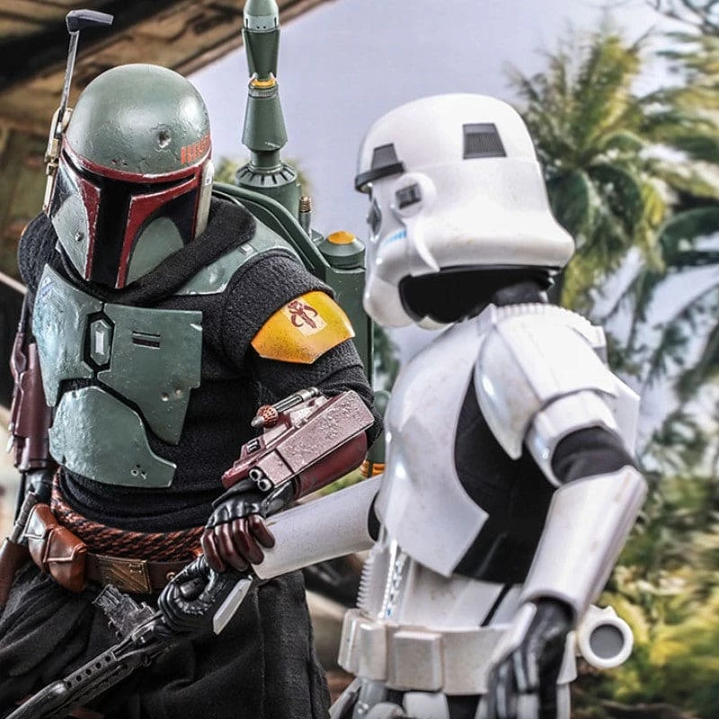 Wholesale 🥰 The Mandalorian Official Hot Toys Star Wars Boba Fett (Repaint Armour) And Throne 1:6 Scale Figure 🧨 14 The Mandalorian Official Hot Toys Star Wars Boba Fett (Repaint Armour) And Throne 1:6 Scale Figure
